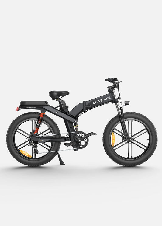 ENGWE X26 1000W All Terrain Foldable Electric Bike with Long Range black